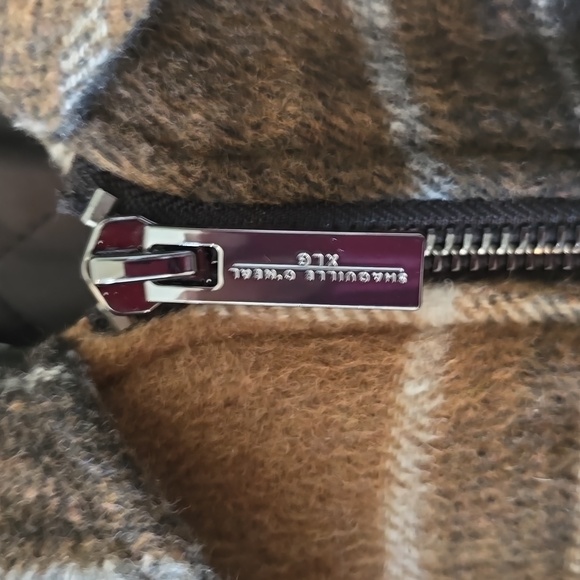 SHAQUILLE O'NEAL MENS BIG AND TALL "HONEY PLAID" FULL-ZIP JACKET COAT SIZE 4XLT - Picture 6 of 12